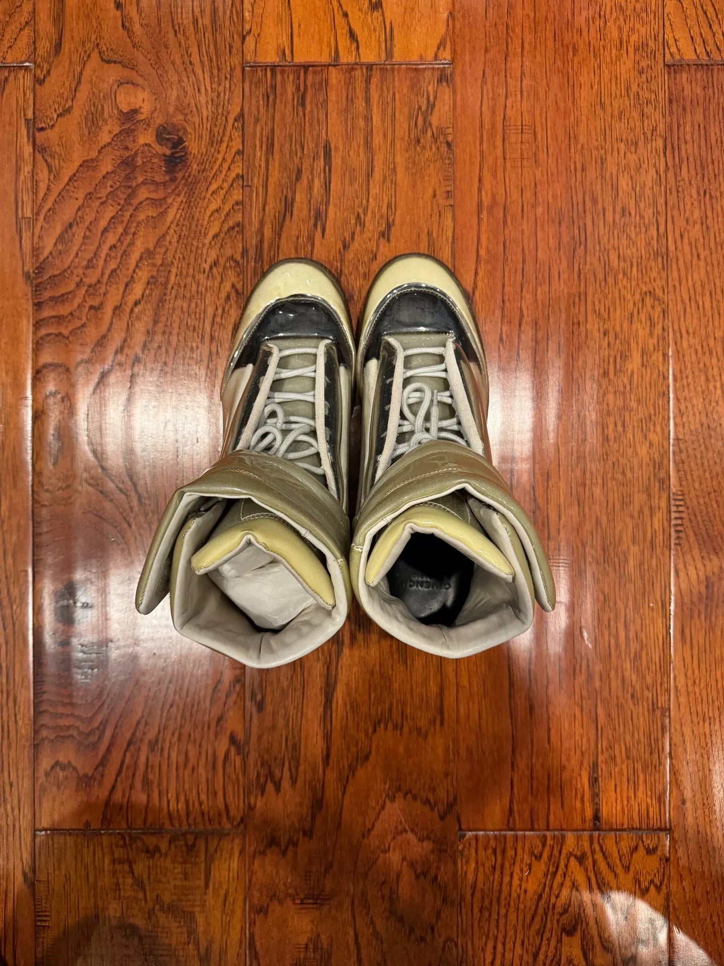 Maison Martin Margiela "Future" Transparent Vinyl High-Top Sneakers