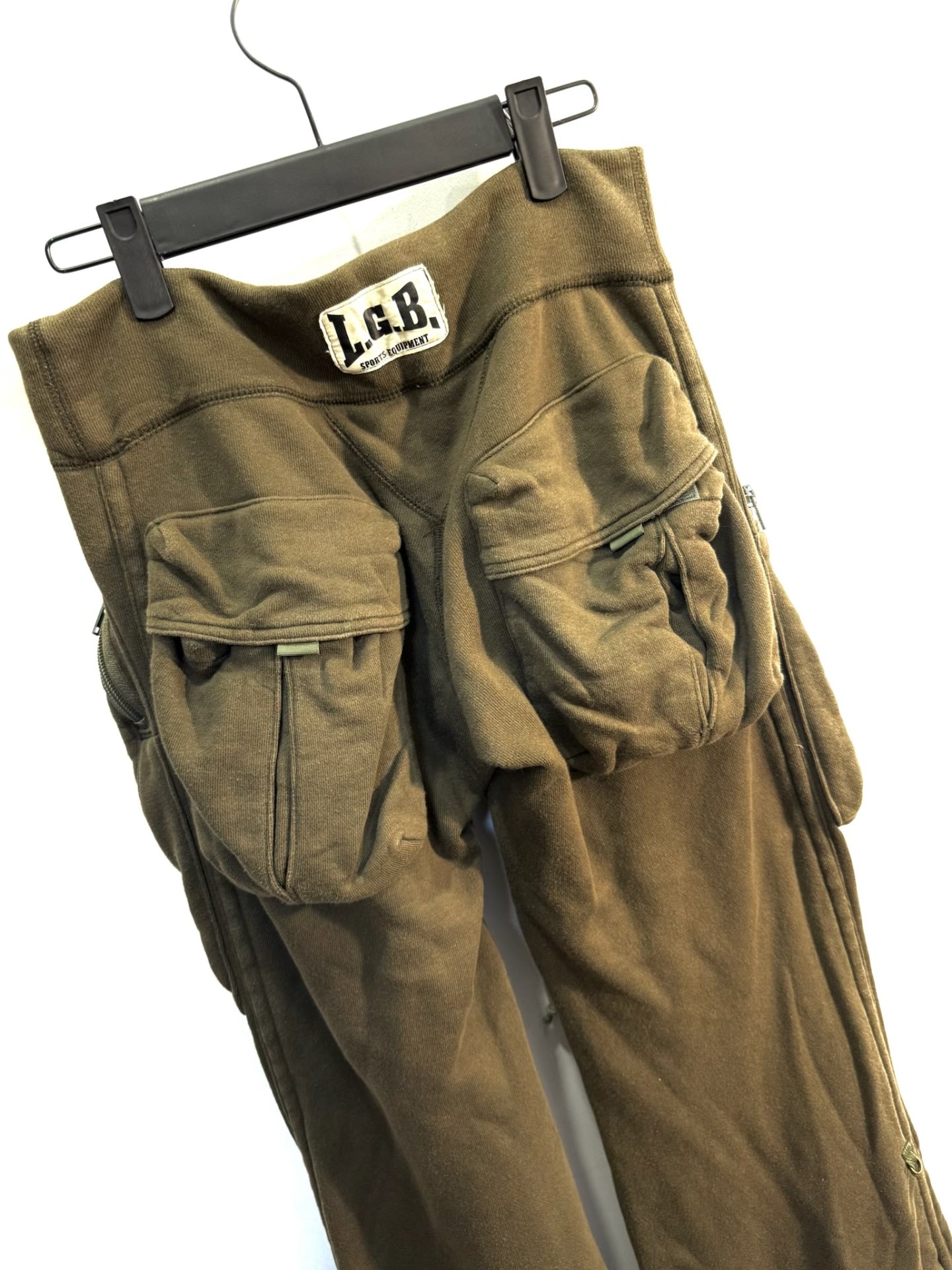 L.G.B. (Le Grand Bleu) Early-Era Multi-Pocket Cargo Parachute Flared Pants