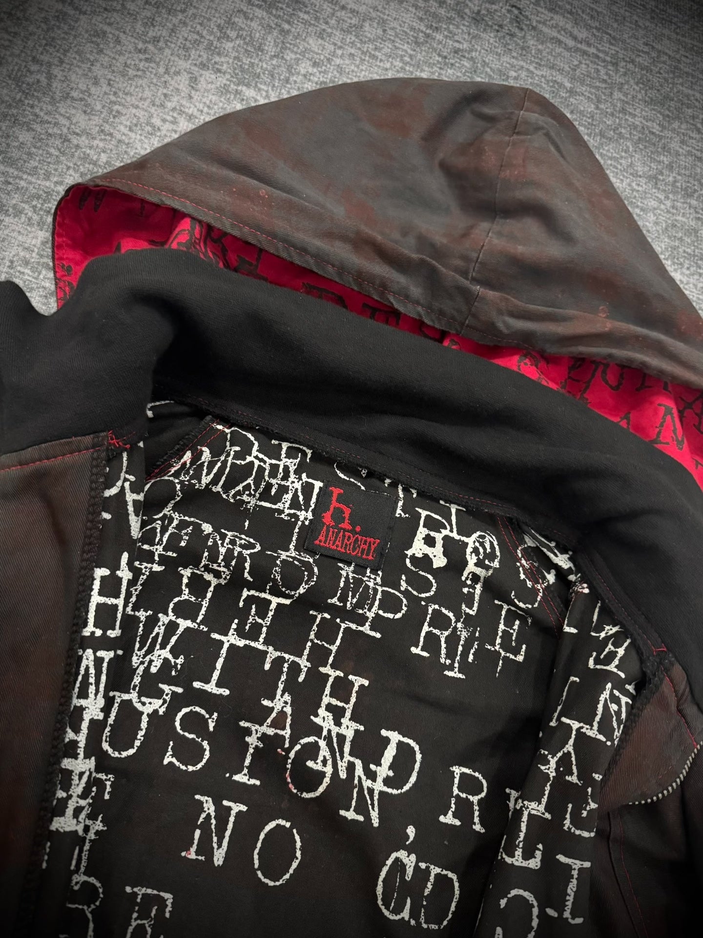 H.naoto h.ANARCHY Distressed Bondage Harness Jacket
