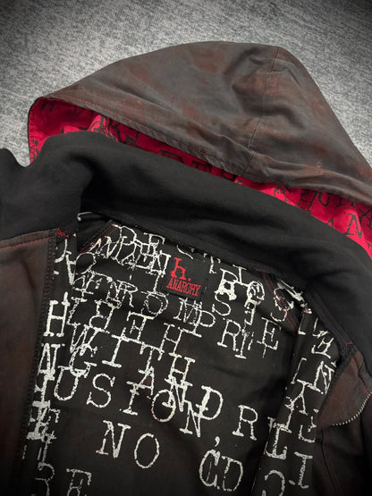 H.naoto h.ANARCHY Distressed Bondage Harness Jacket