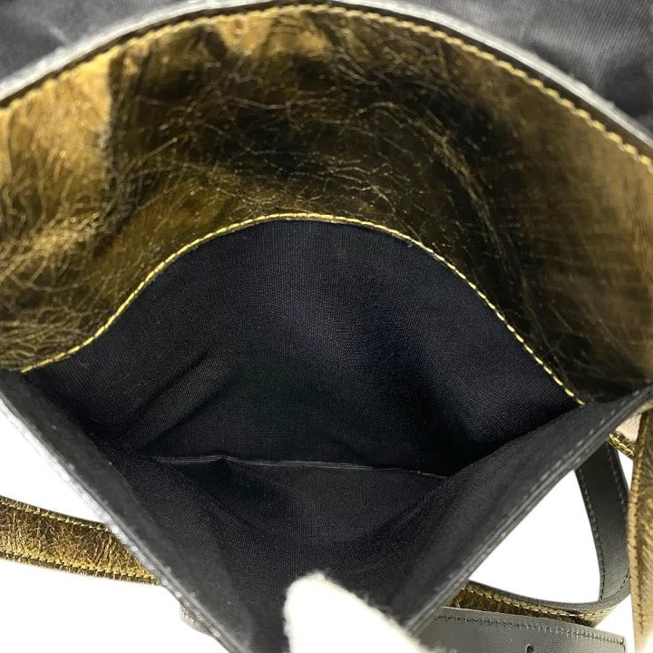 Vintage Jean Paul Gaultier Metallic Dragon Crossbody Bag