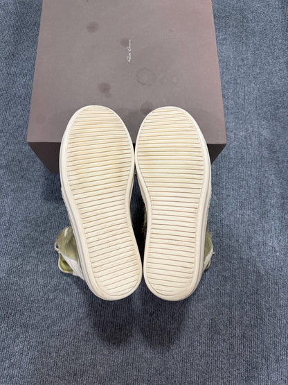 Rick Owens "Dirty Acid" Green Horsehair Geobasket