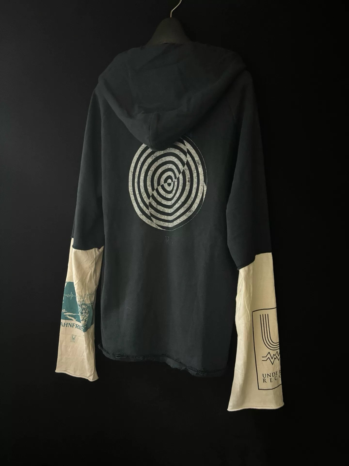 UNDERCOVER SS06 "T" Distressed Layered "Wormhole" Hoodie