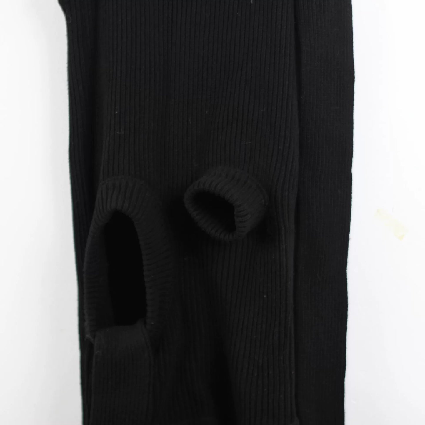 Rick Owens Mainline Wool "Banana" Ribbed Layering Knit