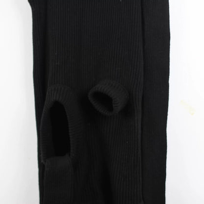 Rick Owens Mainline Wool "Banana" Ribbed Layering Knit