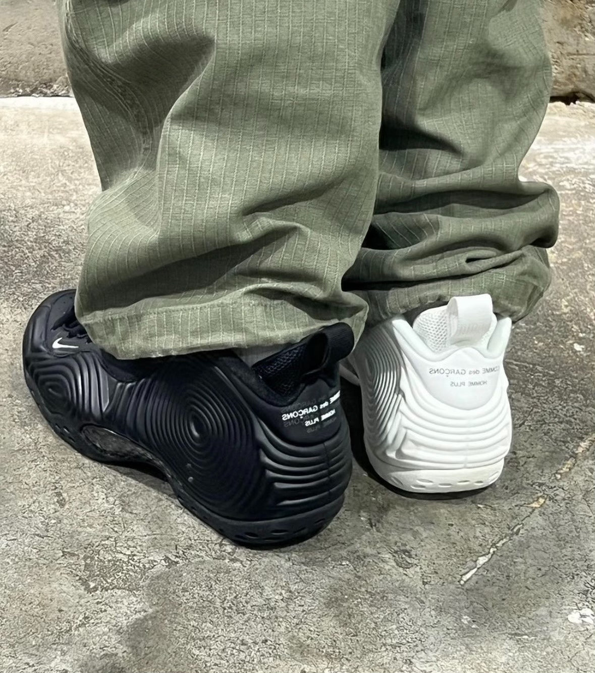 Comme des Garçons Homme Plus x Nike Air Foamposite One "Black" 40