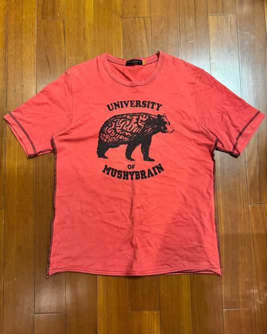 Undercover SS05 "But Beautiful II" 'University of Mushybrain' Contrast Stitch Tee