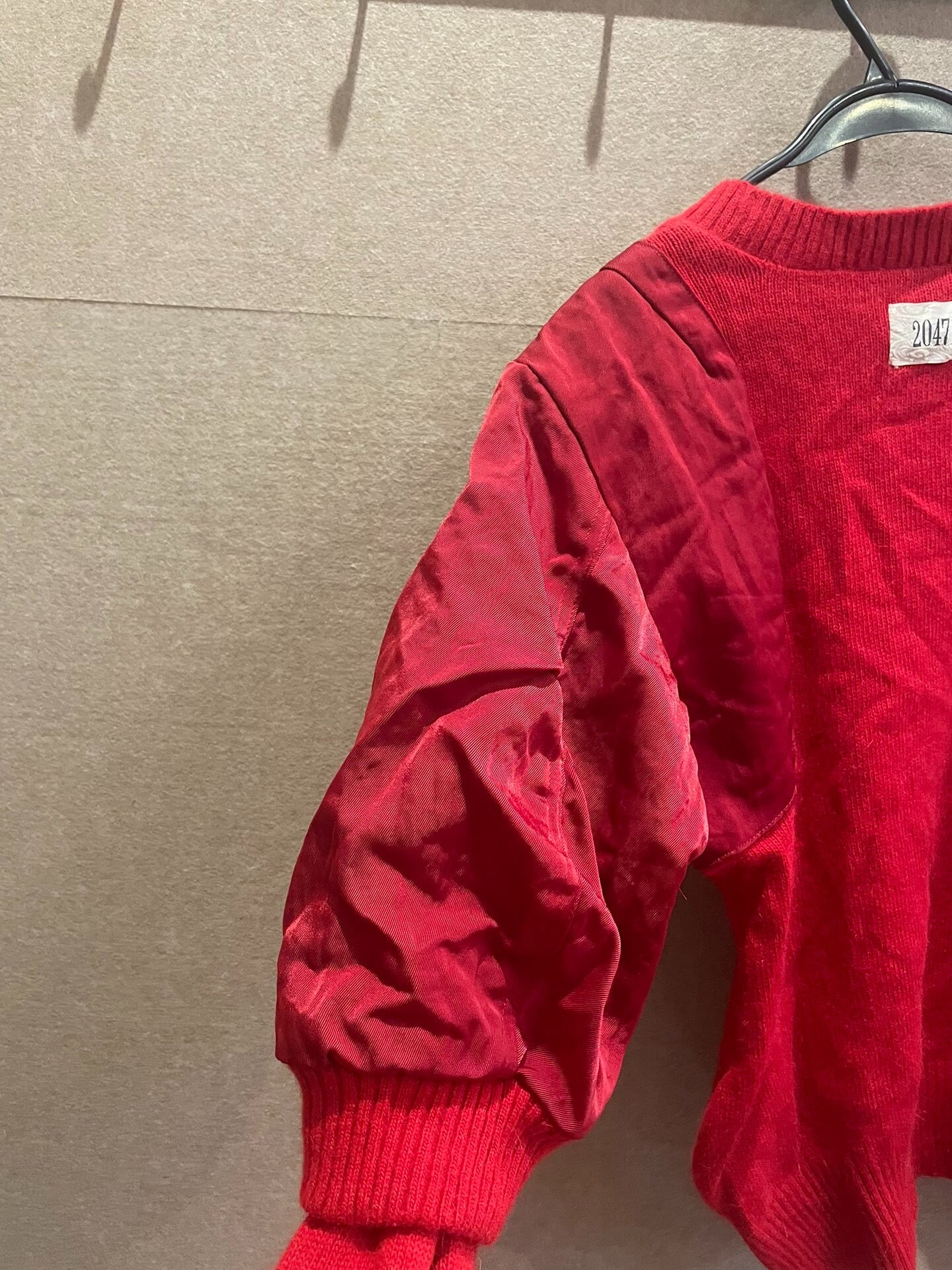 20471120 by Masahiro Nakagawa Archival Deconstructed Mixed-Media Sweater