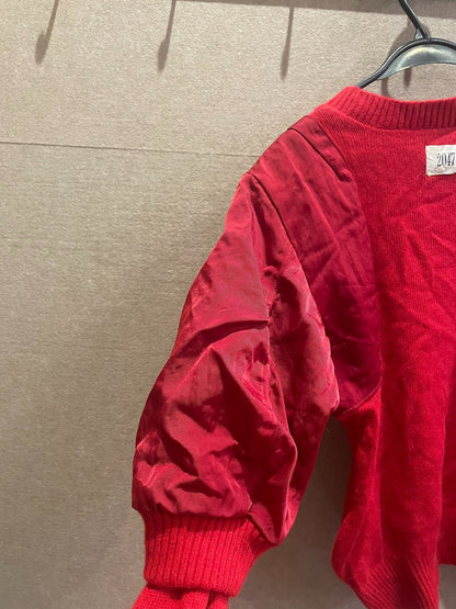 20471120 by Masahiro Nakagawa Archival Deconstructed Mixed-Media Sweater