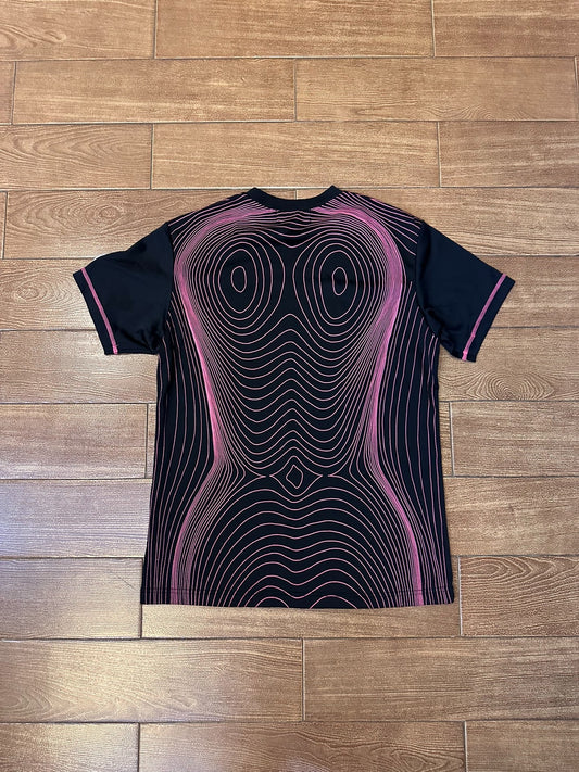 Vintage FÖTUS 1999 Glow-in-the-Dark Topographic Body Map T-Shirt