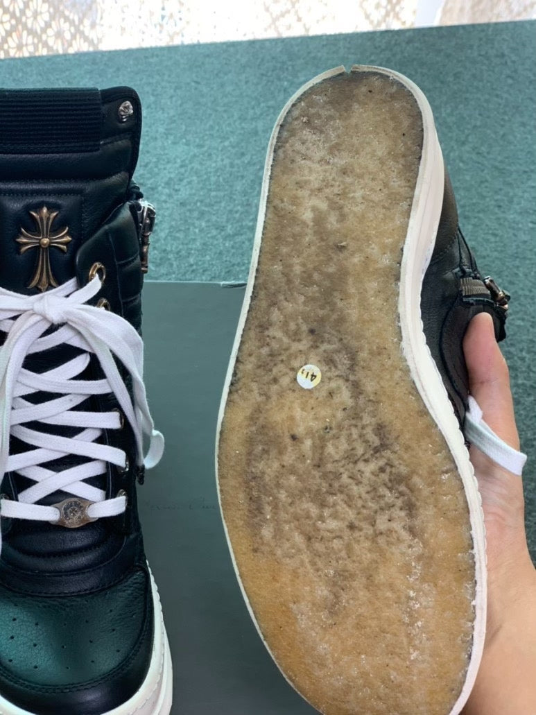 Chrome Hearts x Rick Owens "Dunk" Leather Sneakers (2010)