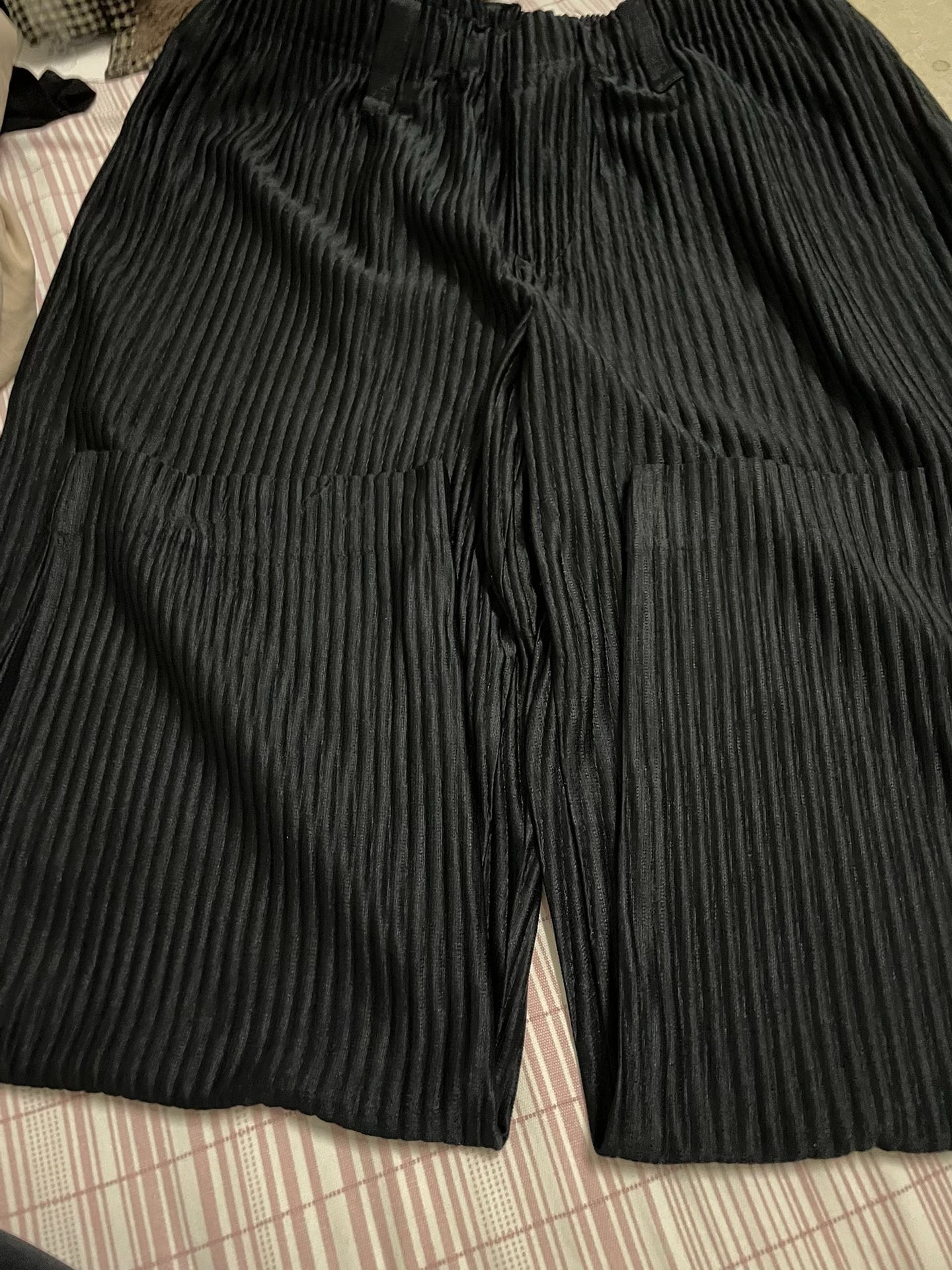 Homme Plissé Issey Miyake Pleated Trousers  Black