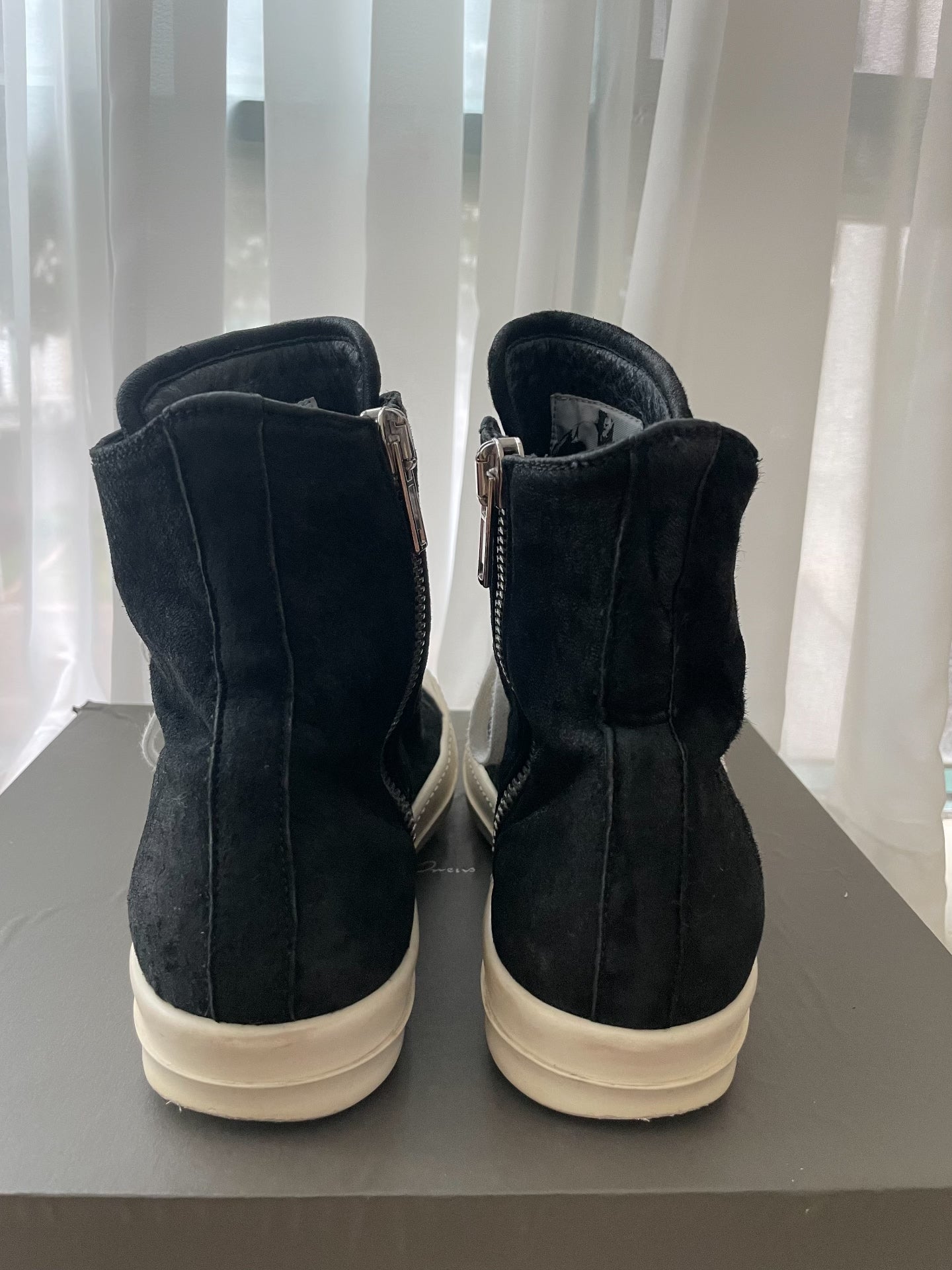 Rick Owens Mainline Suede "Ramones" Sneakers