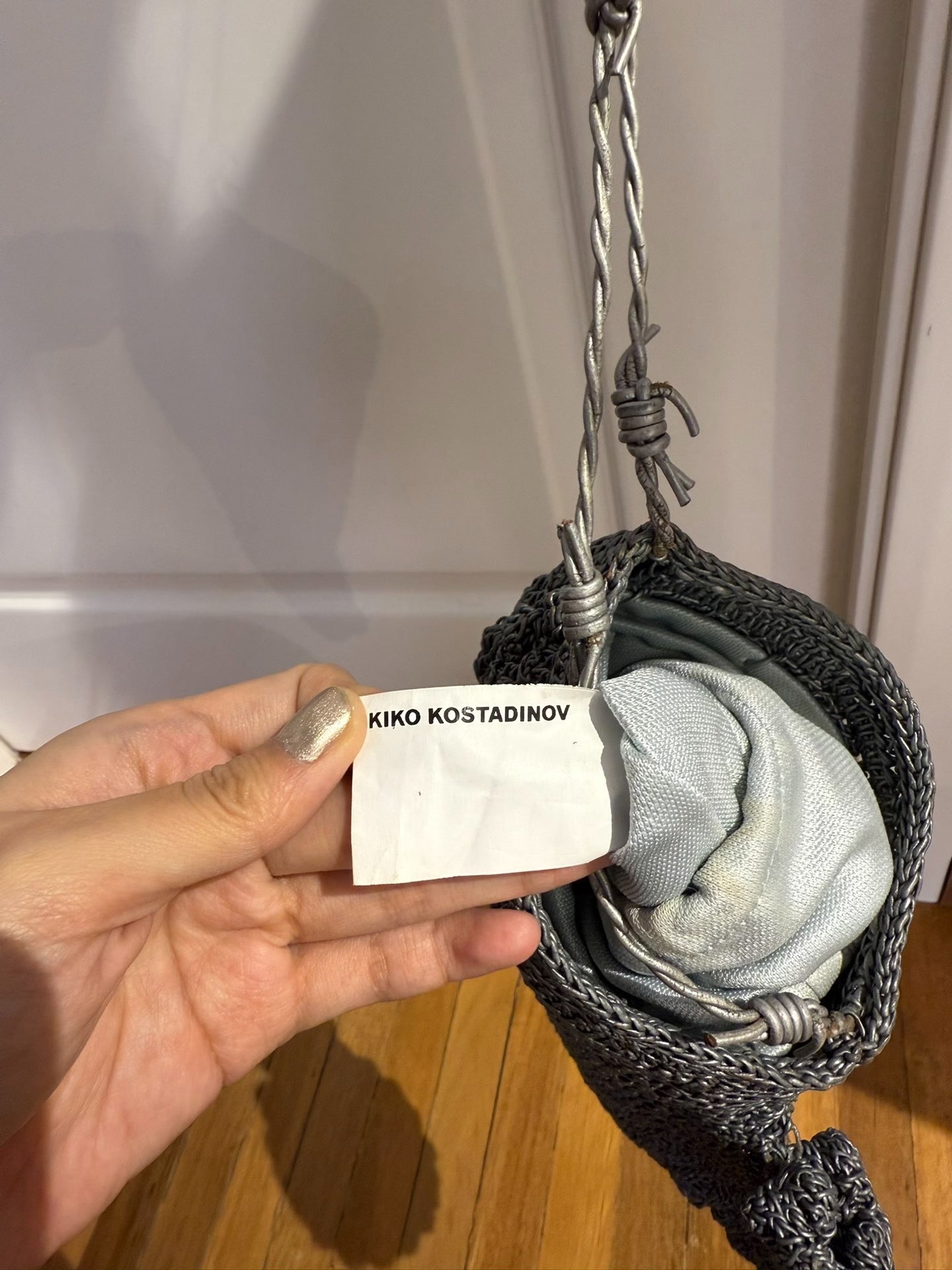 Kiko Kostadinov SS20 Crochet "Conch" Bag