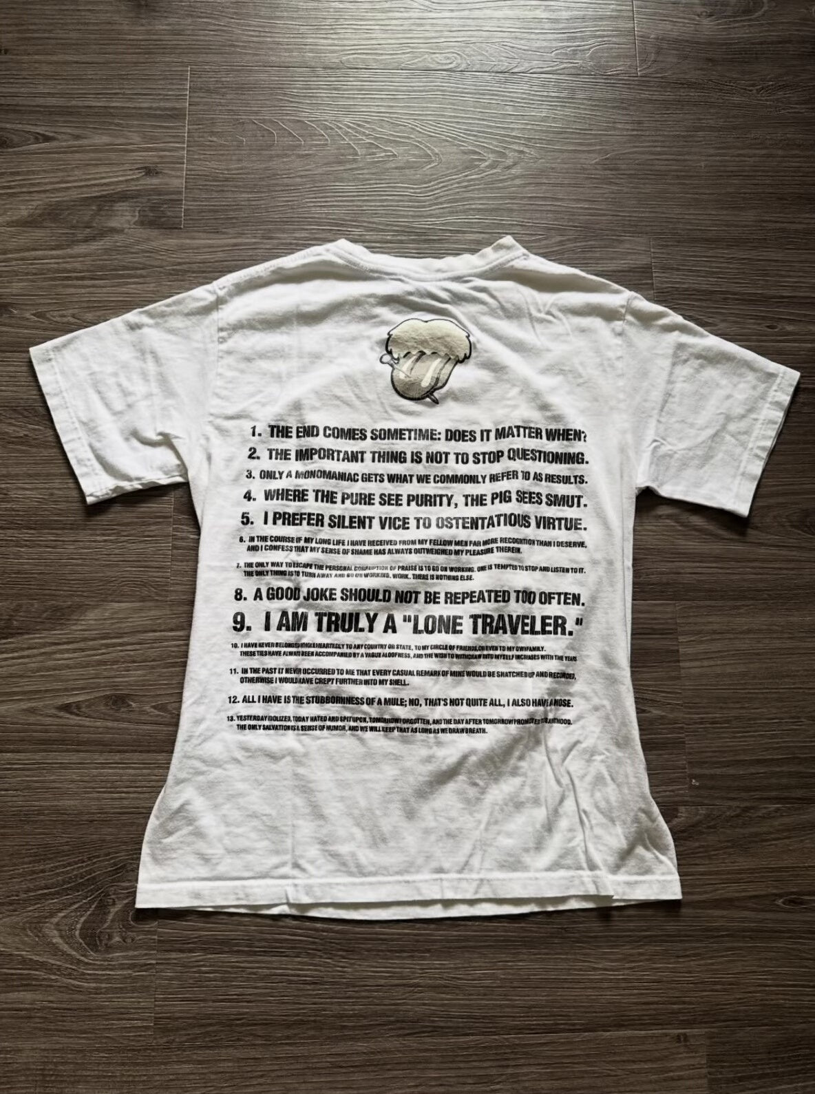 Number (N)ine x God Selection XXX Rolling Stones Logo Tee