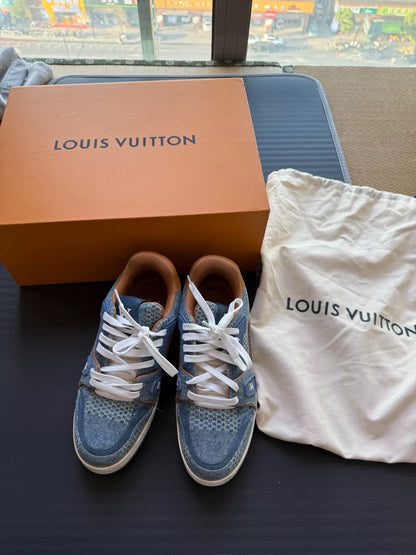 Louis Vuitton Trainer Low 'Monogram Denim' size 39