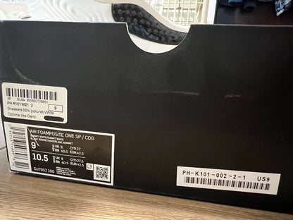 Comme des Garçons Homme Plus x Nike Air Foamposite One "White" 42.5