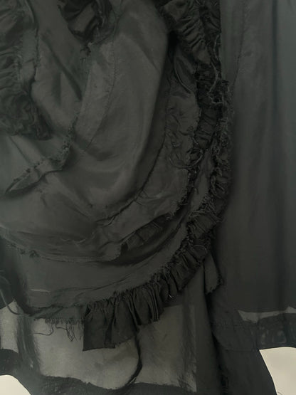 Comme des Garçons Fall/Winter 2014 "Roses and Blood" Silk Ruffled Top