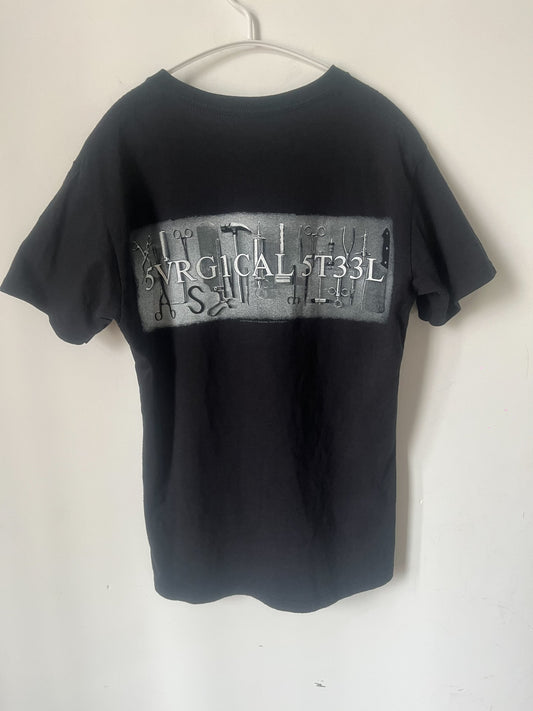 Custom Reworked Carcass "Surgical Steel" Slim-Fit T-Shirt