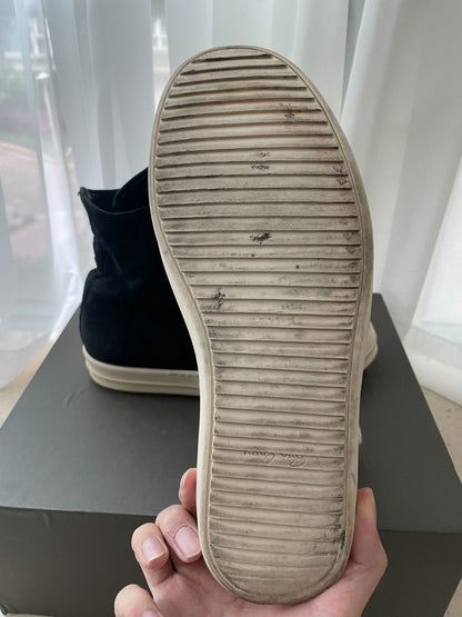 Rick Owens Mainline Suede "Ramones" Sneakers