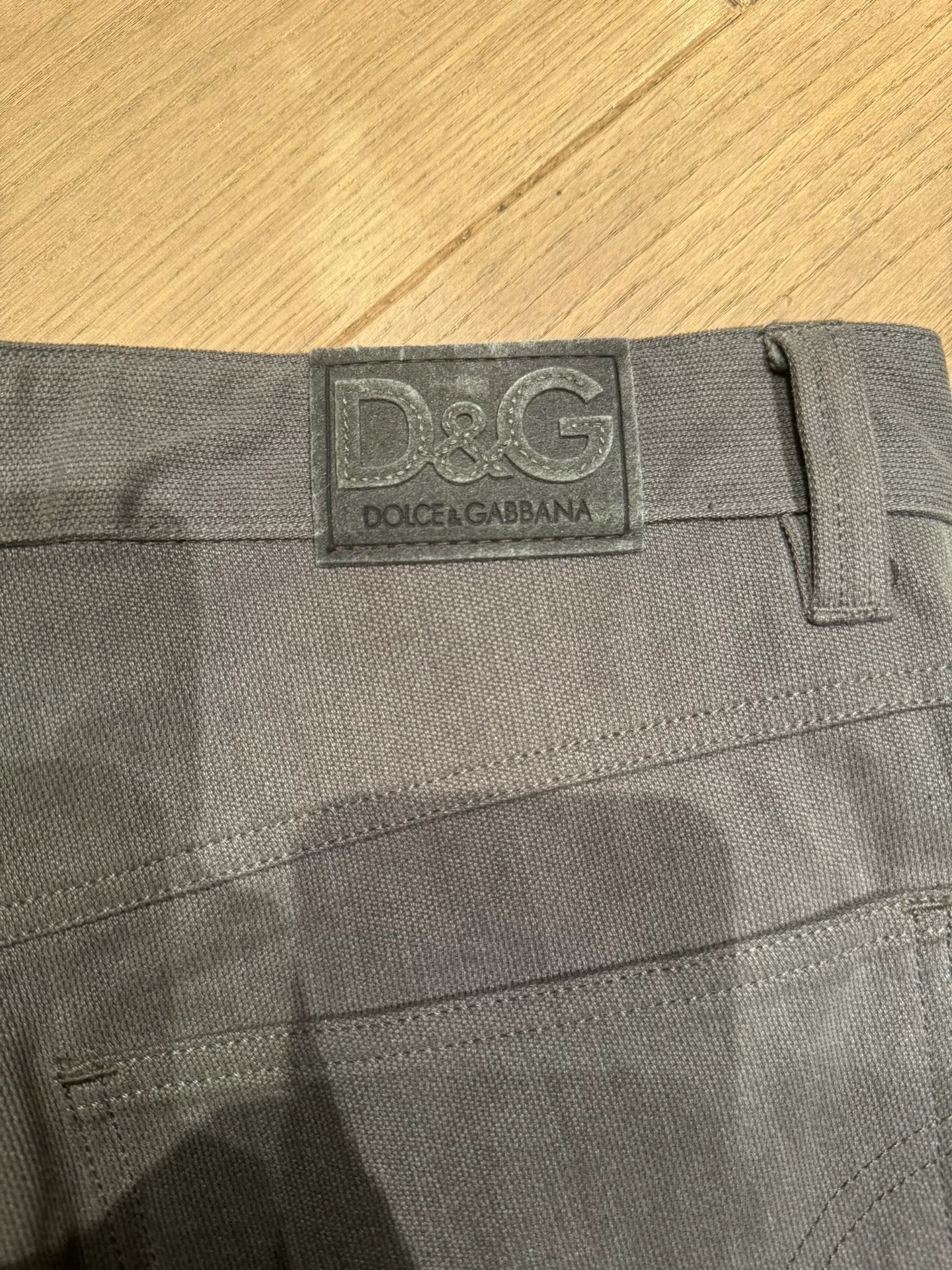 Dolce & Gabbana AW03 "Spiral Zipper" Flared Cargo Pants