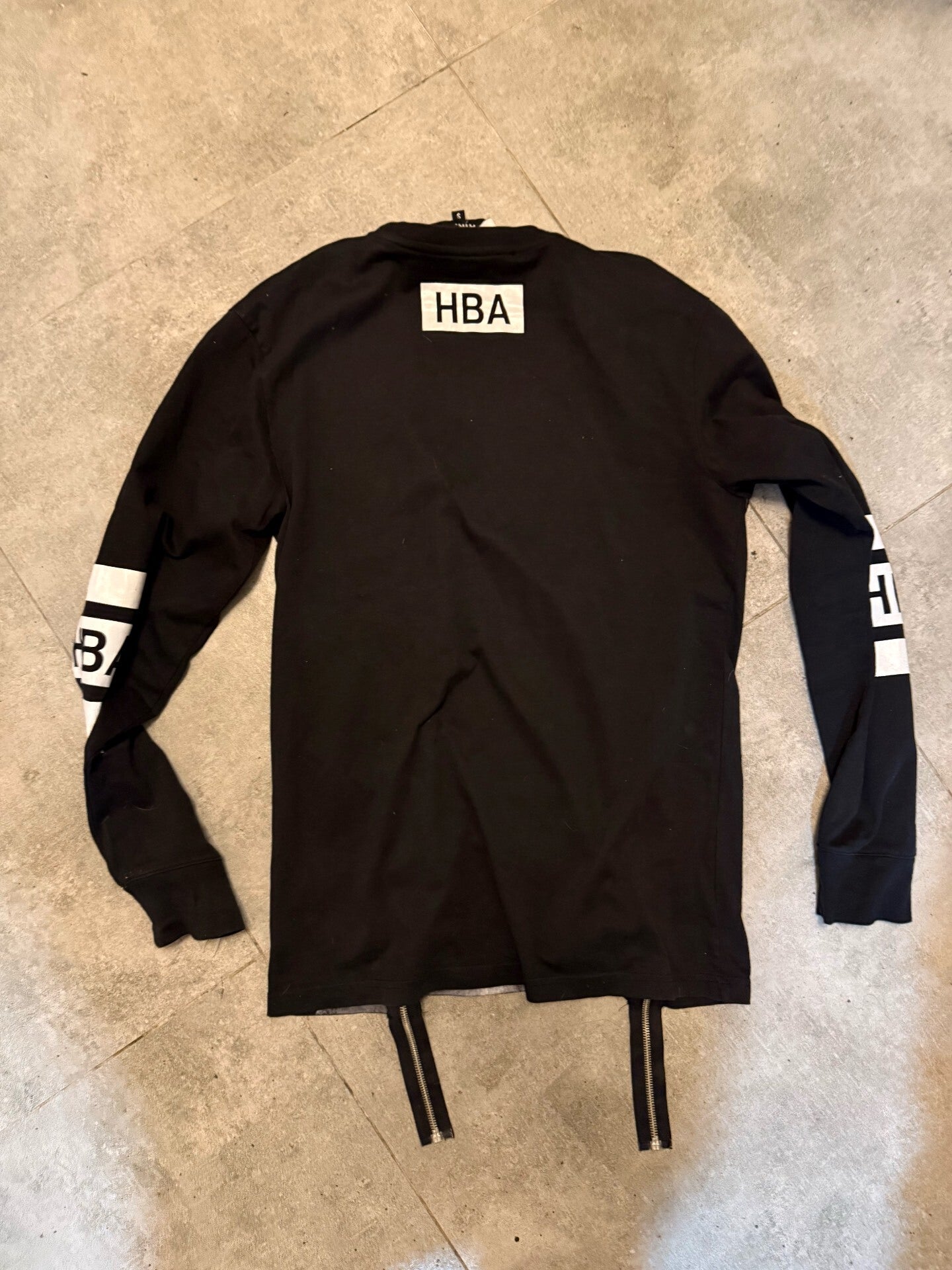 Hood by Air FW15 "Face Print" Multi-Zip Reconstruction Sweatshirt