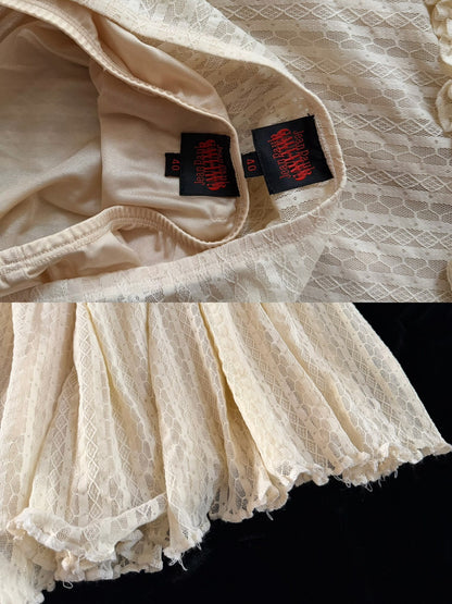 Vintage Jean Paul Gaultier Layered Mesh Maxi Skirt