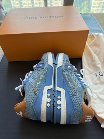 Louis Vuitton Trainer Low 'Monogram Denim' size 39