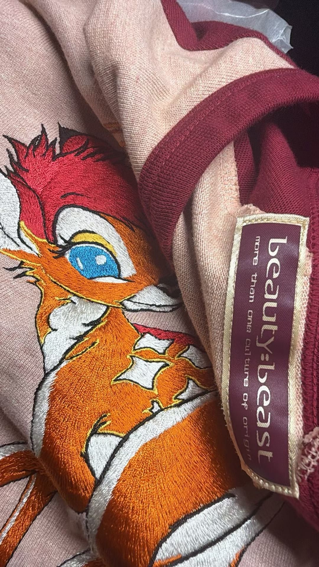 Beauty:beast AW98 "Air Zone" Bambi Embroidered Raglan T-Shirt