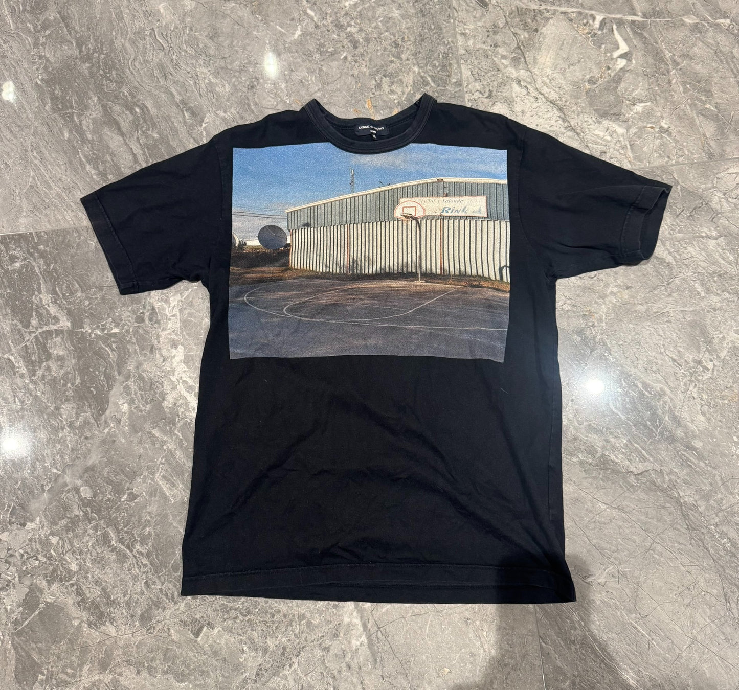 Comme des GARÇONS HOMME practice field graphic T-shirt