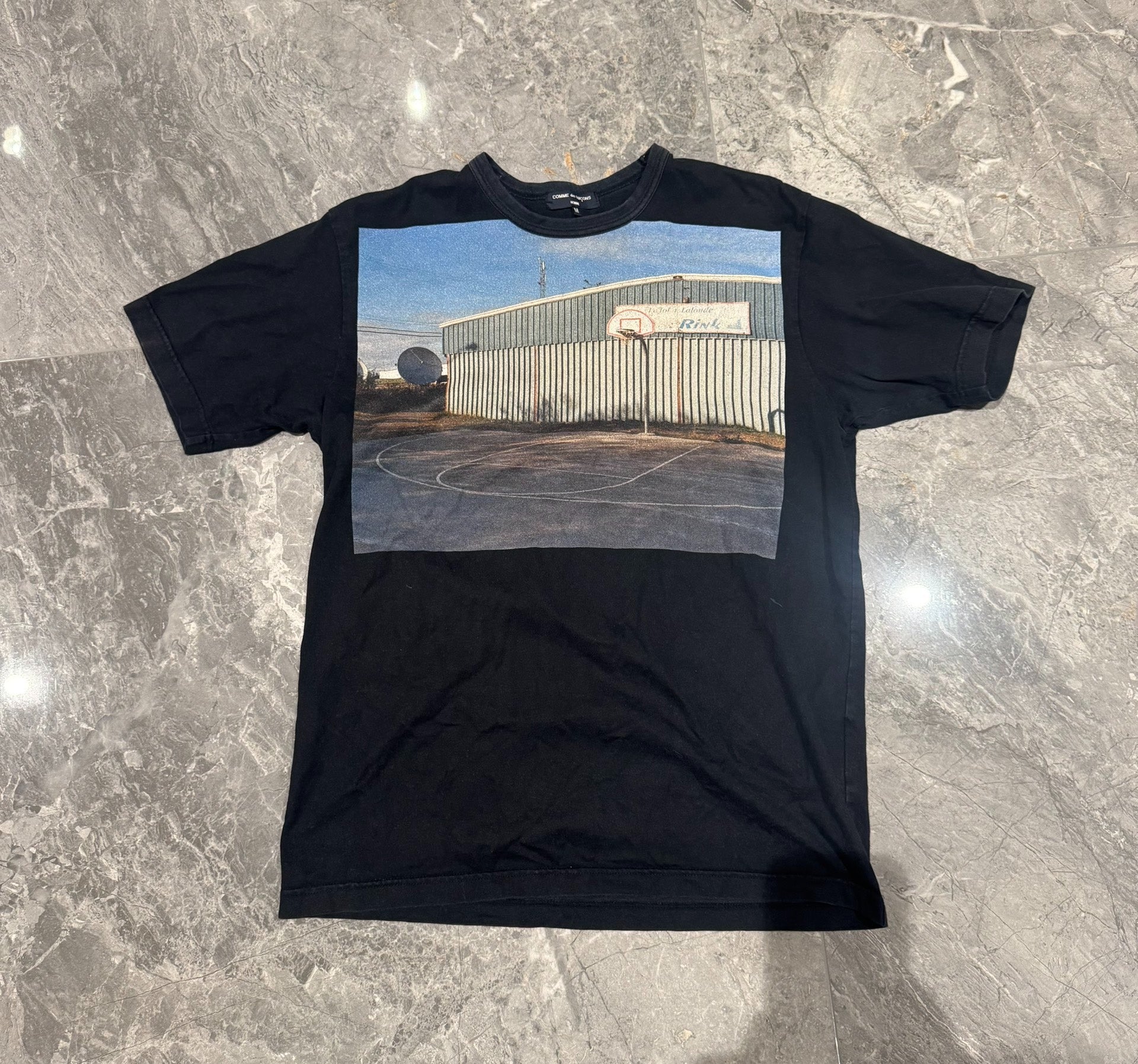 Comme des GARÇONS HOMME practice field graphic T-shirt