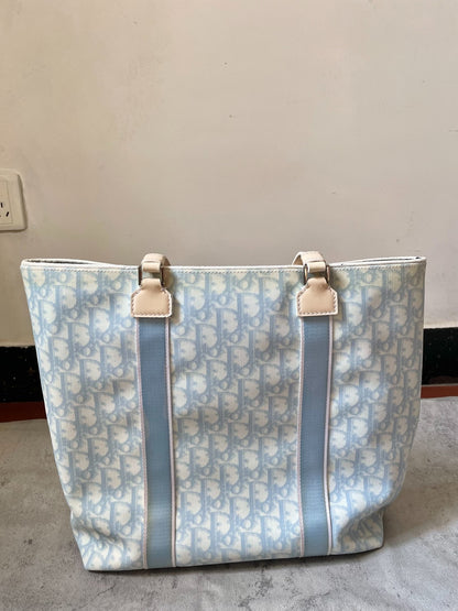 Dior Tote Bag by John Galliano, Light Blue (Vintage)
