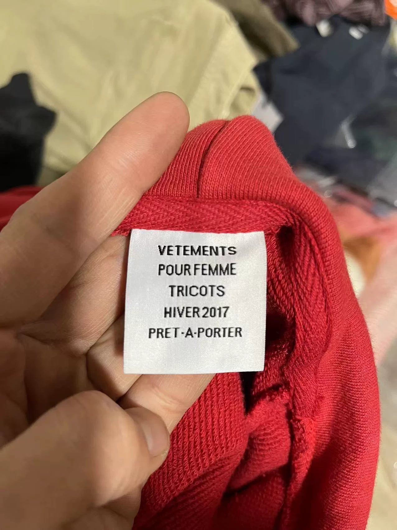 Vetements FW17 SV Moscow Oversized USSR Hoodie (1/50)