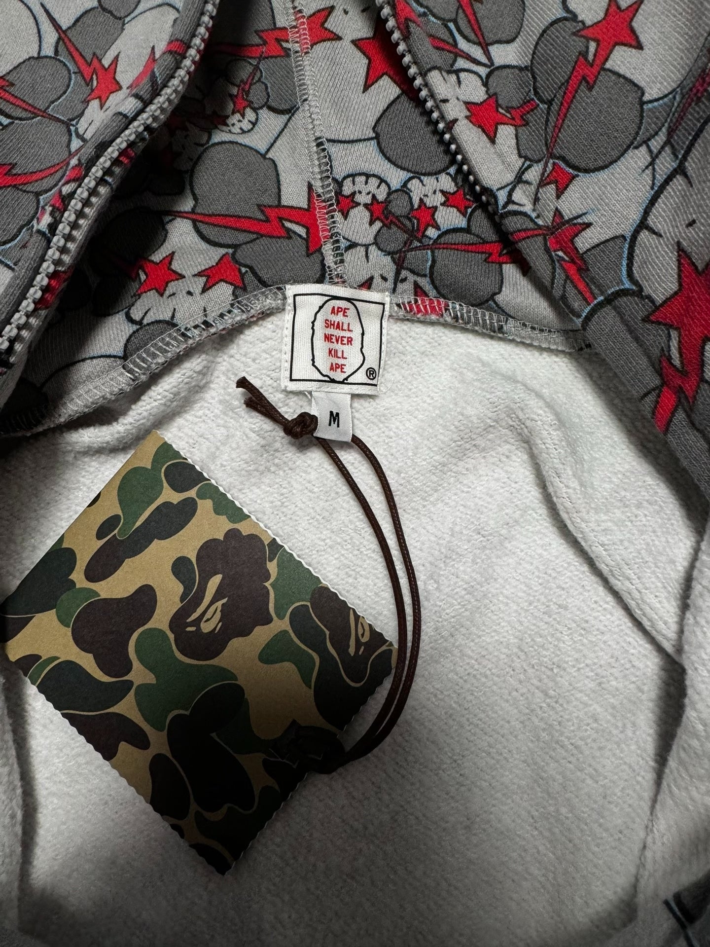 A Bathing Ape x KAWS "Bendu Sta" Full-Zip Hoodie (2005)
