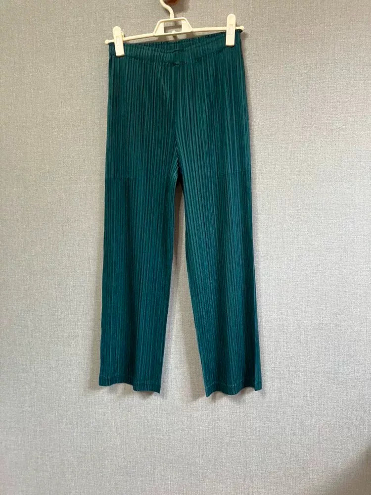 Homme Plissé Issey Miyake Pleated Straight-Leg Trousers (JF372)