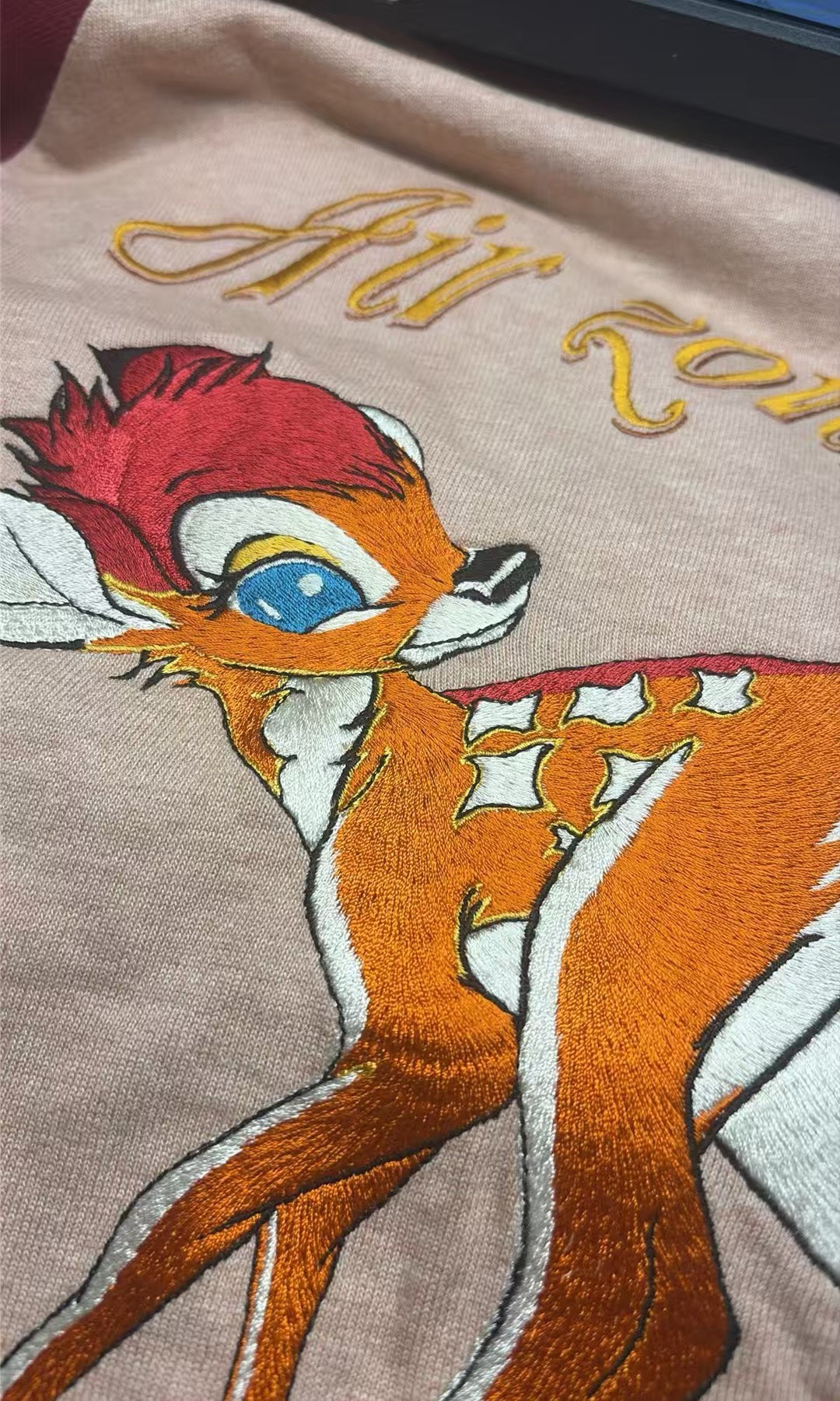 Beauty:beast AW98 "Air Zone" Bambi Embroidered Raglan T-Shirt