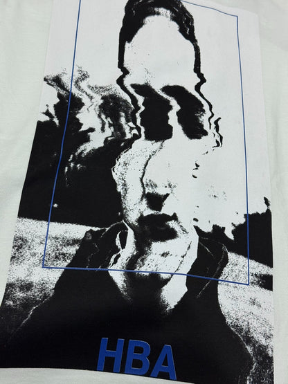 Hood By Air (HBA) SS16 "Montgomery Graduation" Distorted Portrait Layered T-Shirt