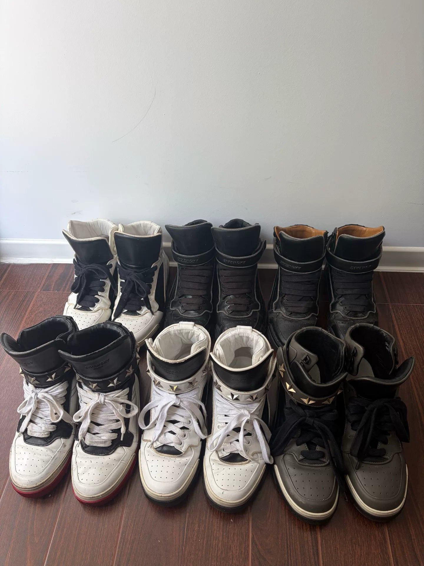 Givenchy Tyson Star Strap High-Top Sneakers (2015)