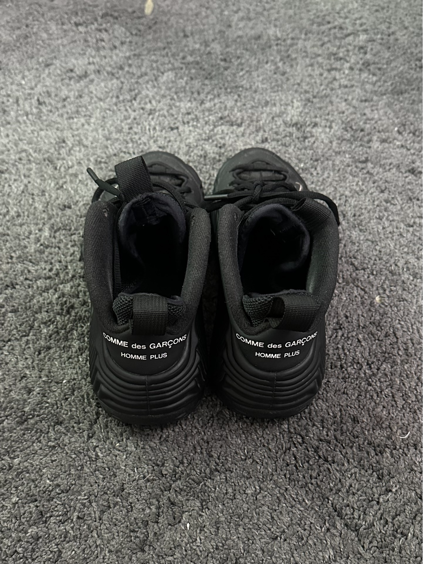 Comme des Garçons Homme Plus x Nike Air Foamposite One "Black" 40