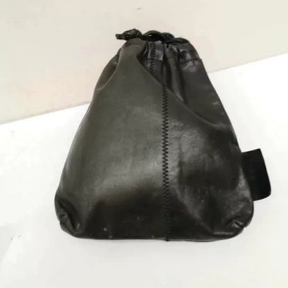 Vintage Jean Paul Gaultier 1990s Safety Pin Leather Pouch