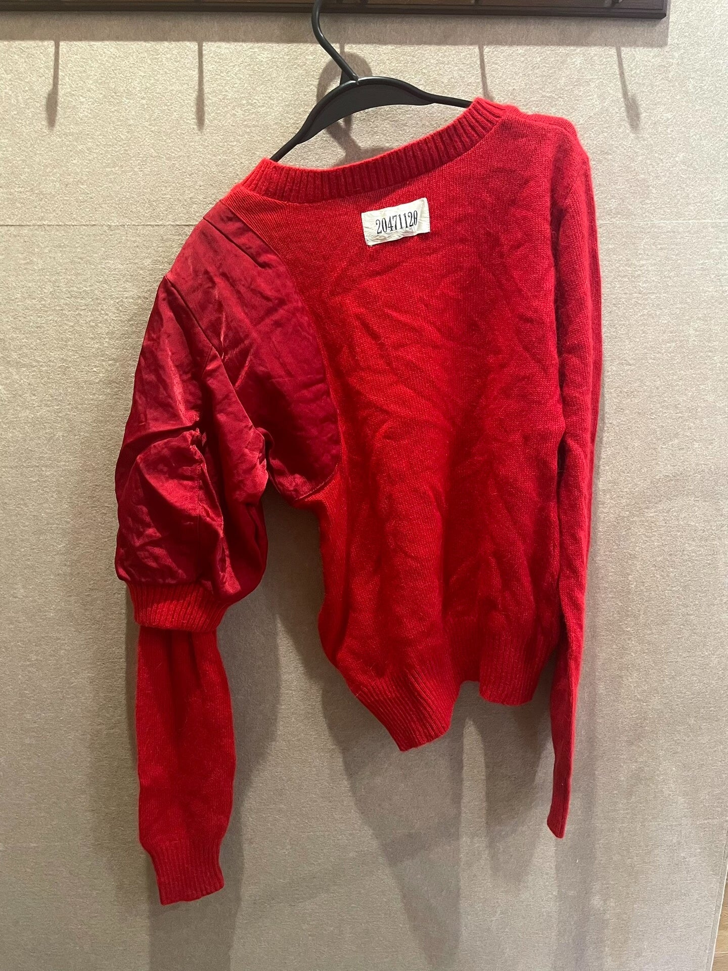 20471120 by Masahiro Nakagawa Archival Deconstructed Mixed-Media Sweater