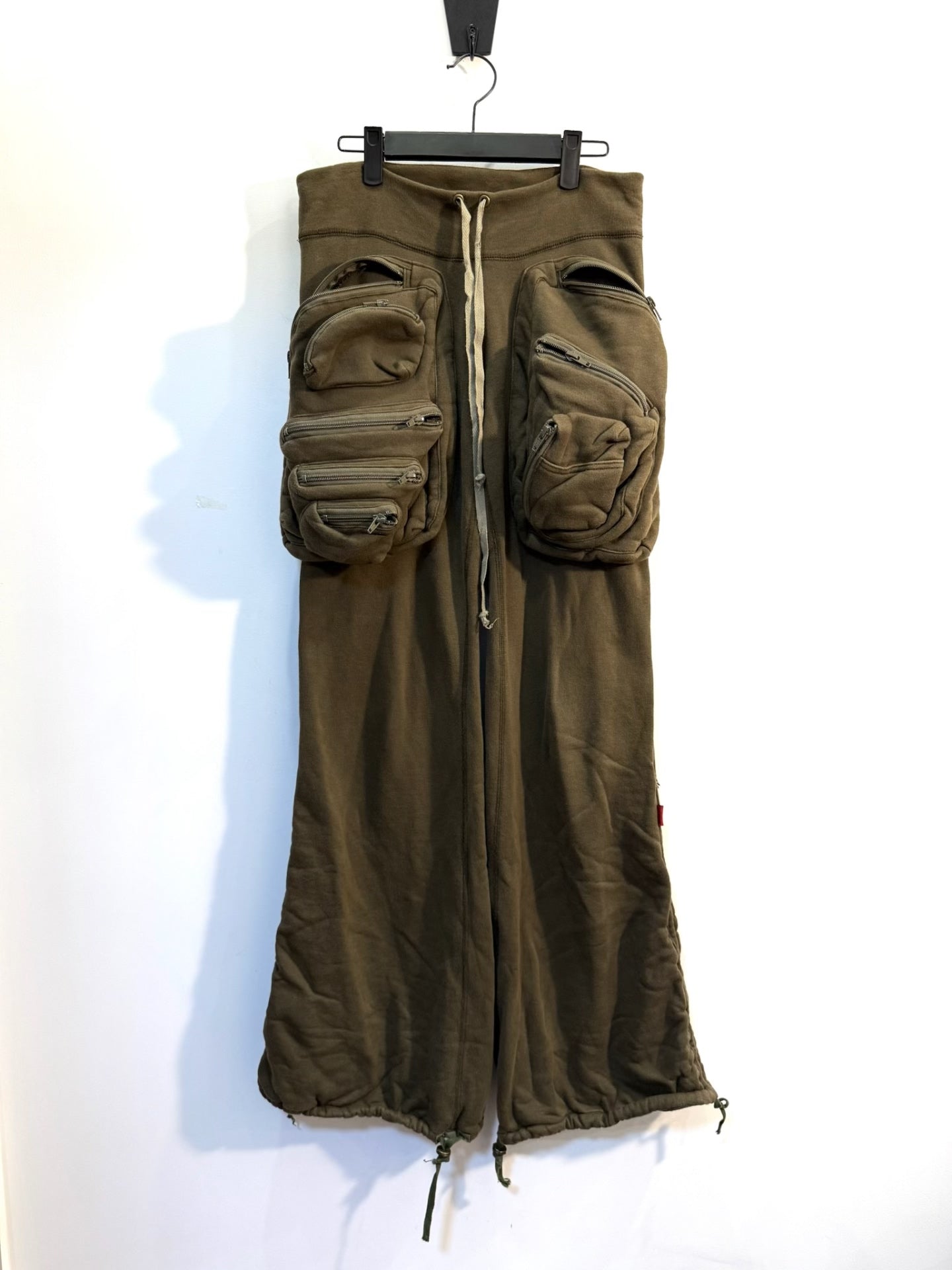 L.G.B. (Le Grand Bleu) Early-Era Multi-Pocket Cargo Parachute Flared Pants