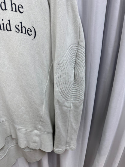 Ann Demeulemeester Poetry Sweatshirt