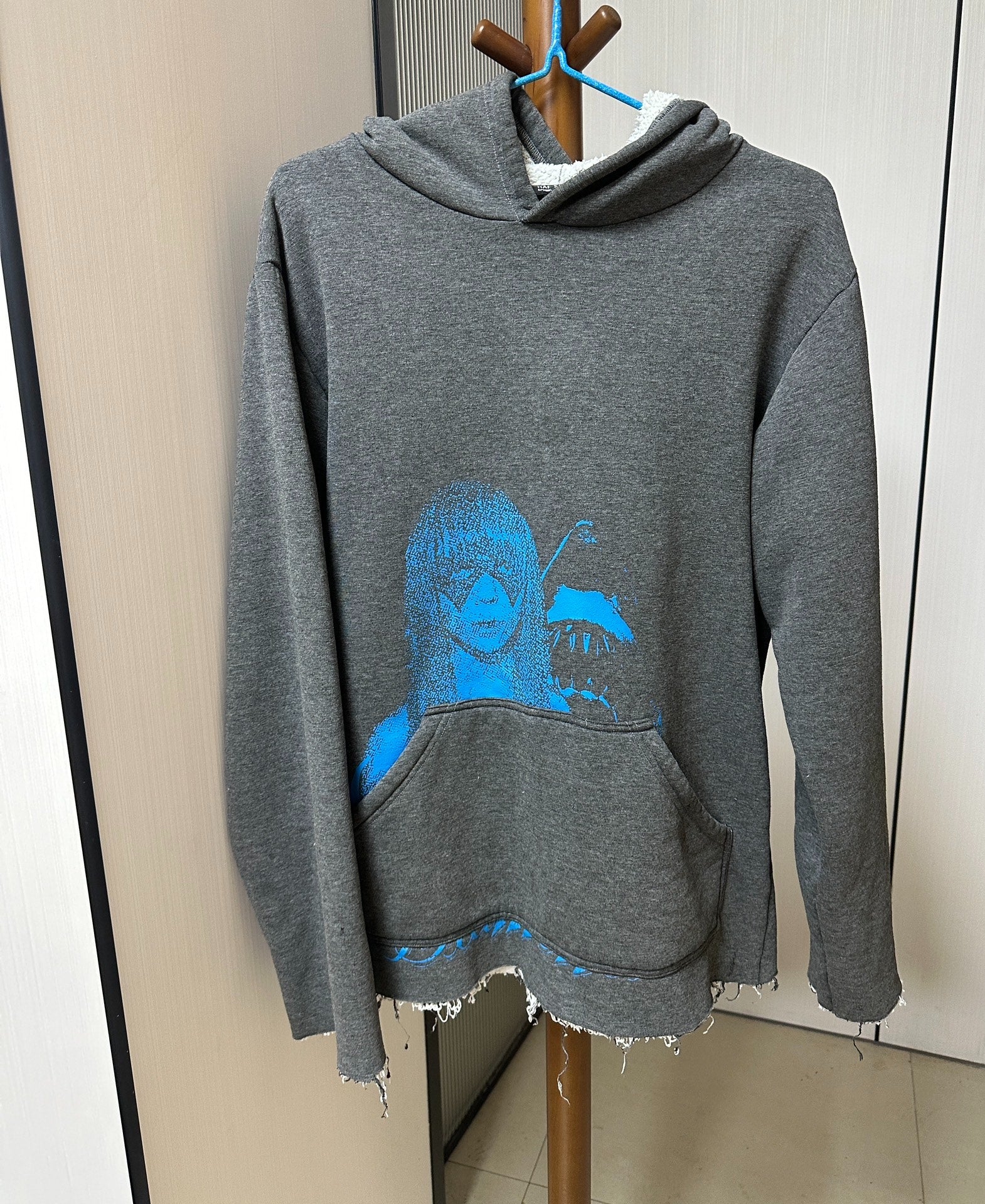 Raf Simons SS03 "Consumed" Grey "Penelope Shark" Hoodie