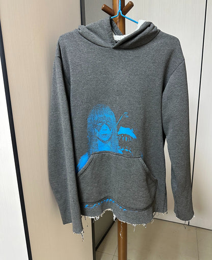 Raf Simons SS03 "Consumed" Grey "Penelope Shark" Hoodie
