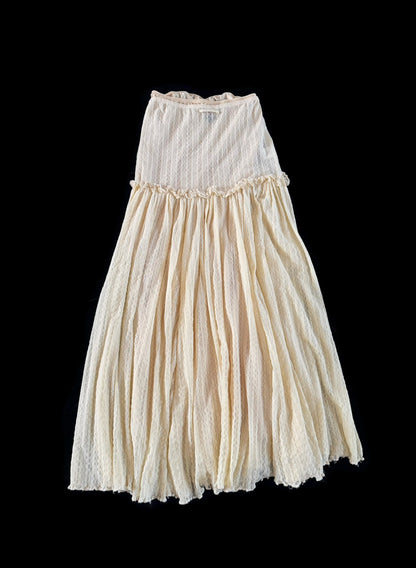Vintage Jean Paul Gaultier Layered Mesh Maxi Skirt