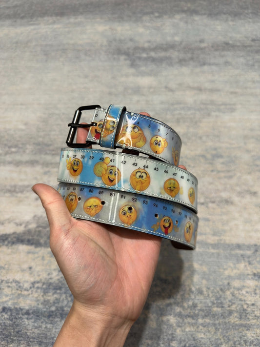Vetements AW18 Holographic Emoji Ruler Belt