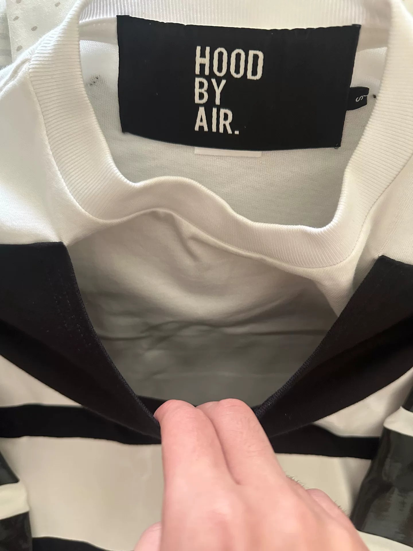Hood By Air (HBA) SS15 White Illusion Double T-Shirt
