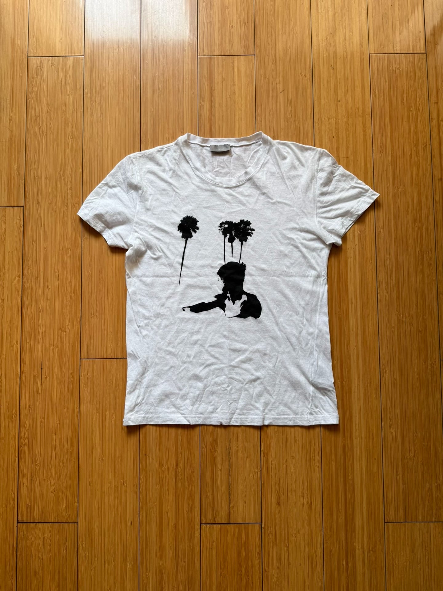 Vintage Dior Homme SS07 "Bruce Lee" Silhouette T-Shirt