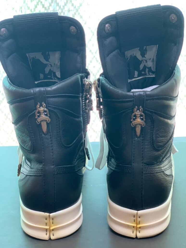 Chrome Hearts x Rick Owens "Dunk" Leather Sneakers (2010)